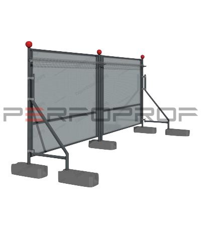  Сигнальное ограждение металлическое